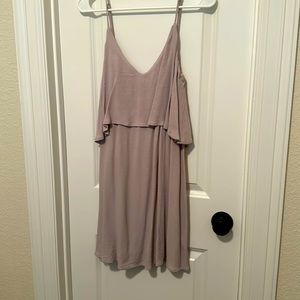 Dress with spaghetti straps